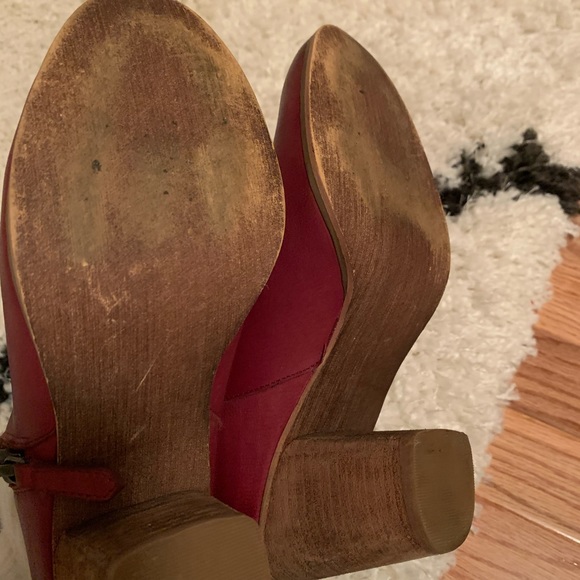 BP Trolley booties 7M in burgundy red - Picture 3 of 8